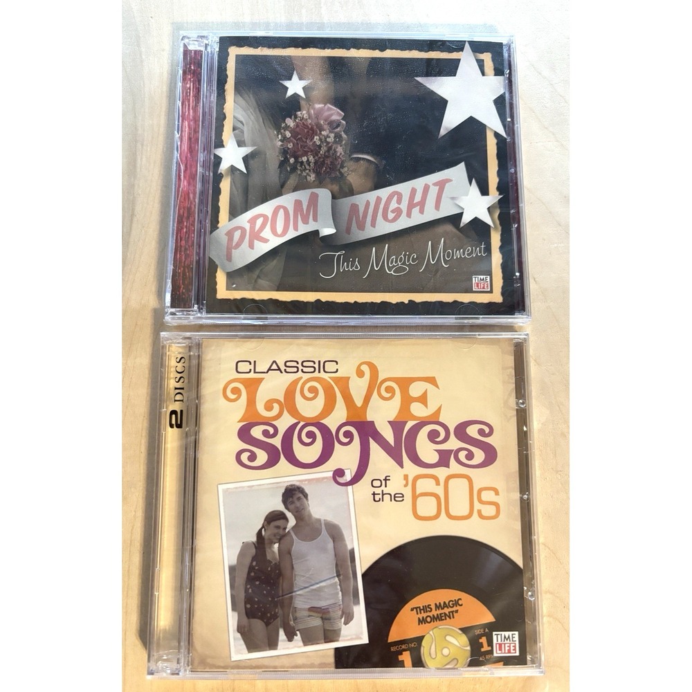 Time Life CD LOT of 4 SEALED Love Songs of the 60s Prom Night This Magic Moment